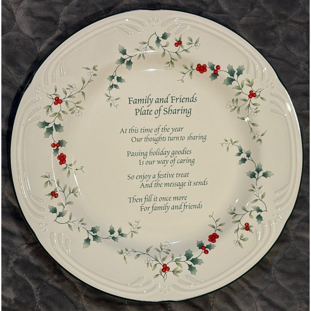 PFALTZGRAFF WINTERBERRY “Family and Friends Plate of Sharing” NIB